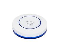 Pesfehhy Botón de Llamada para Restaurante, Buscapersonas, Timbre Inalámbrico de 433 MHz, Botón para de Alarma de Seguridad para el Hogar, Hardware Azul