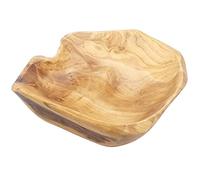 Pesfehhy Cuenco de Madera para Servir Ensalada de Frutas de RaíZ Tallados a Mano Sala de Estar Creativa Cuenco de Madera Real para Dulces 15-19Cm