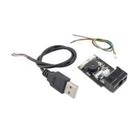Pesfehhy Escáner de Código de Barras GM65 con Cable USB, Lector de Código de Barras 1D y 2D, Módulo Lector de Código QR, Zumbador CMOS para Recordatorios con Cable UART