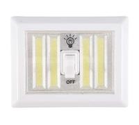 Pesfehhy Lampara de Pared COB Lampara de Armario gabinete Garaje con bateria LED conmutador Luces de Noche de Camping de Emergencia