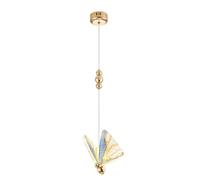 Pesfehhy Luces Colgantes Modelo de Mariposa LáMparas de ArañA LáMpara IluminacióN Interior DecoracióN del Hogar Barra de Noche LáMpara de ArañA Escalera DúPlex Ins,B