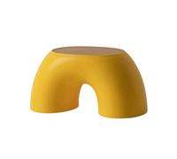 Pesfehhy Taburete con Forma de Arcoíris, Taburete para Niños, Taburete para Sala de Estar, Muebles de Interior, Taburete de Juguete para Niños, Amarillo