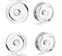 Pesos de Fermentación, 4 Piezas de Piedra de Peso, Pesas Para Tarros de Conserva de Pepino, Pesas de Vidrio Para Fermentación Ø 7cm, Pesas de Vidrio con Abertura Ancha,Para Fermentación