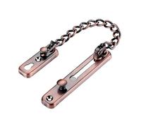Pestillo de puerta cadena acero inoxidable 304, cerradura negra, dorada, bronce plateada, Hardware seguridad para Puerta Interior(Red Bronze)