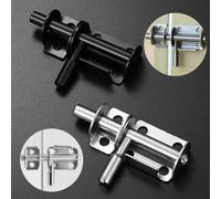 Pestillo de puerta de acero inoxidable, pernos deslizantes sólidos, cerrojo, Hardware para el hogar, cerradura de puerta de seguridad para inodoro A2