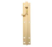 Pestillo de Puerta de Madera de Cobre Retro, Cierre Manual | Montaje Horizontal o Vertical, Uso Izquierda o Derecha, Acabado Pulido, para Puertas y Cajones