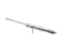 Pestillo Deslizante Grueso de Acero Inoxidable para Portones y Puertas | Montaje Vertical u Horizontal, Mecanismo Manual Tope, Incluye Tornillos, Acabado Plata Pulido