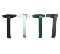 Pestillos para ventanas, Llave de la aleación del cinc manija Espag ventana UPVC que cierra derecha multicolora 3m m(Black,Left handle)