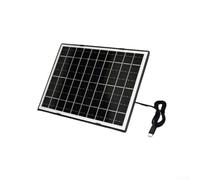 PET laminado 7W individual para panel de carga solar de cristal de 5 V, accesorio de fuente de alimentación fiable para cámaras CCTV de monitoreo al aire libre
