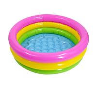 Pet Pool - Inflatable Tub for Summer Play | 60x25cm Rainbow Bath Basin with PVC, Foldable Basin for Outdoor Garden, Bathing Vessel Dog Cat, Water Game Accessory Kids