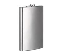 Petaca acero inoxidable cantimplora XXL termo plateado 1,8 L petaca grande