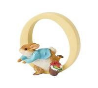 Peter Rabbit, Figura de coneja y Letra "O" para colgar, Home Deco, Enesco