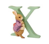 Peter Rabbit, Figura de conejita y Letra "X" para colgar, Home Deco, Enesco