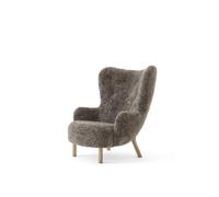Petra VB3 Sillón Piel de Oveja Sahara/Roble Aceitado