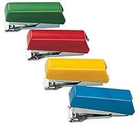 PETRUS Grapadora portátil Bambina 202 con caja grapas 202 (20 uds) colores surtidos