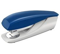 Petrus 623368 - Grapadora de Oficina Mod. 235 Azul, Capacidad 30 Hojas, Tecnología de Impacto Directo Patentada, Grapado Cerrado, Abierto y Clavado, Extraegrapas Integrado, Carga Superior