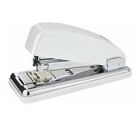 Petrus 626833 - Grapadora de Oficina Mod. 226 WOW Blanco, Capacidad 30 Hojas, Tecnología de Impacto Directo Patentada, Grapado Cerrado, Abierto y Clavado, Incluye Cajita de 200 Grapas