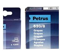 PETRUS 77511 - Caja 5000 ud. grapas cobreadas modelo 530/14 mm