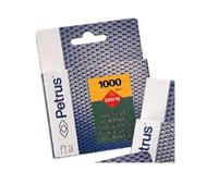 PETRUS 77518 - Caja 1000 ud. grapas para cable galvanizadas 320/12 mm (para clavadora 320)