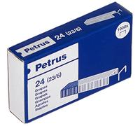 Petrus Grapas petrus n 24 (23/6) cobreada para grapadora 1600 caja de 1000 unidades