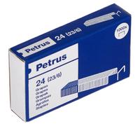 Petrus Grapas petrus n 24 (23/6) cobreada para grapadora 1600 caja de 1000 unidades
