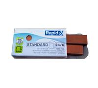 Petrus grapas rapid cobreada 24-6 caja 1000 und para mod246