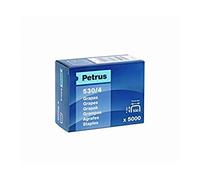 Petrus grapas 530/4 cobreadas para clavadora -caja de 5000-
