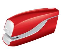 Grapadora petrus electrica e-310 contactless rojo metalizado capacidad 12 hojas usa grapas nº 10 - 628837