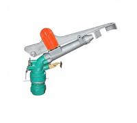 PETSOLA Aspersor de Riego 360° Rotatorio Cabezal de Jardinería Rociador Agrícola Difusor Ajustable Aleación Resistente para Césped Amplio Paisajismo Control, Cobre 2.5inch 50