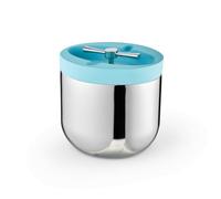 PETSOLA Cubitera Acero Inoxidable Portátil Hielera Acero Inoxidable Resistente Cubo Hielo para Bar, Fiestas, Azul