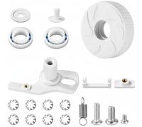 PETSOLA Eje de Limpieza de Piscina Kit de Eje Rodamiento Ruedas Clips Repuestos en y Metal para Rotación Estable y Cobertura Constante Adecuado para