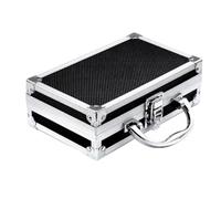 PETSOLA Estuche Rectangular Mano con Aleación Aluminio Robusto Maletín Rígido Aluminio Profesional para Reparaciones, Taller