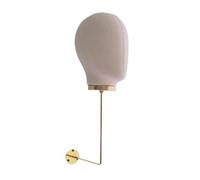 PETSOLA Expositor Sombreros Pared con Gancho Hierro Colgante Cabeza Maniquí Pared Resistente para Boutiques