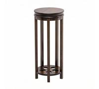PETSOLA Macetas Compacto Mesa Auxiliar Rústico Soporte para Recibidor , 茶色中号花台 , 32 32 75 Cm