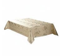 PETSOLA Mantel PVC Impermeable Antimanchas Anti Protege Mesa con Diseño Nórdico Elegante Fácil de Limpiar Apto para Comedor Cafetería, 137 137cm Cuadrado, Canasta Princesa