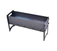 PETSOLA Parrilla Portátil 60 Cm Compacta | Barbacoa smontable Metal, para Jardín,