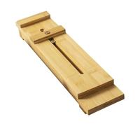 PETSOLA Soporte para Afilar Piedras Base Ajustable para Afiladores de Cuchillos Soporte Antideslizante de Madera para Puente de Fregadero Accesorio para Afila, L