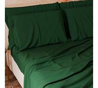 PETTI ARTIGIANI ITALIANI - Juego de sábanas de Plaza y Media Francesa de 4 Piezas, Suaves y Transpirables, Juego de Cama con sábana encimera, sábana Bajera con Esquinas elásticas y 2 Fundas de
