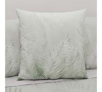 PETTI Artigiani Italiani - Par de Fundas de Almohada 60x60 cm, Pareja de Funda de Cojín Hojas Verde, 100% Microfibra Hipoalergénica, Paquete de 2, Made in Italy