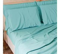 Petti Italian Artisans - Juego de sábanas de 4 Piezas para Cama Doble Maxi, Juego de Cama Completo con sábana encimera, sábana Bajera con Esquinas elásticas y 2 Fundas de Almohada Tiffany Sheets