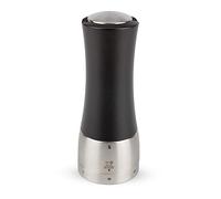 PEUGEOT - Molinillo de sal Madras u'Select de 16 cm - 6 grados de molienda - Innovador mecanismo de circonio para sal en polvo - De madera y acero inoxidable con certificación PEFC - Know-how francés
