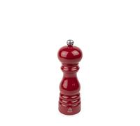 PEUGEOT - Paris u'Select - Molinillo de pimienta (18 cm, 6 ajustes de molienda, madera certificada PEFC, fabricado en Francia), color rojo