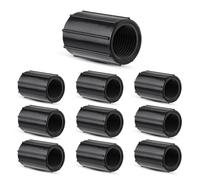 PEUTIER 10 Piezas 1,27 cm Conector NPT de PVC con Rosca Hembra, Aspersor de Acoplamiento de Rosca Hembra Doble Accesorios para Sistema de Riego para Patio Césped Jardín