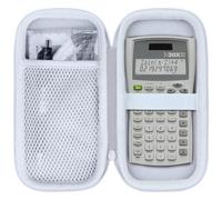 Peyyargo Dura Funda Protectora Compatible con Casio FX-991SP CW/FX-82SP CW/FX-82MS-2/FX-570SP CW/FX-570ES Plus-2/FX-82ES Plus-2/FX-85SP CW/FX-115ESPLUS2 Calculadora Científica (Blanco )