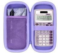 Peyyargo Dura Funda Protectora Compatible con Texas Instruments BAII Plus/TI-30XA/TI-84 CE-T/TI-30X Pro/TI-30 Eco RS/TI-30 XIIS/TI-30XIIB/TI-30X Plus Calculadora científica (Morado)
