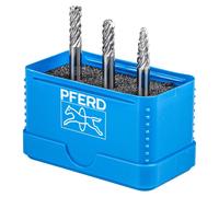 Pferd Juego de brocas de fresado HM 21901406 – 3 piezas, 6 mm, uso versátil