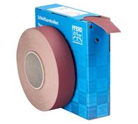 Pferd Rollo de Lija de Tela Económico Sbr 40 A 240, Ancho 40 millimeters, Longitud 50 M, Grano Corindón A 240, para Metales