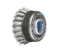 PFERD Cepillo de olla, diámetro de 65 mm, trenzado, alambre de acero inoxidable de 0,35 mm, alojamiento X-LOCK, 43305027 - para un cambio rápido y cómodo de herramientas