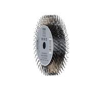 PFERD Cepillo redondo POLITRAXE, RBU sin trenzar, 1 pieza | Alambre de acero M14 Ø 100x20 mm ø 0.60 | 43502102 - para amoladoras angulares