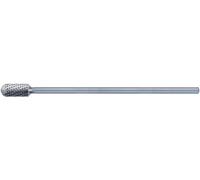 Pferd Fresa Metal Duro Cilíndrica Redonda Mango Largo Wrc (12 x 25 x 175 millimeters), Mango 6 x 150 millimeters, dentado: 3 Plus, para Puntos de Difícil Acceso